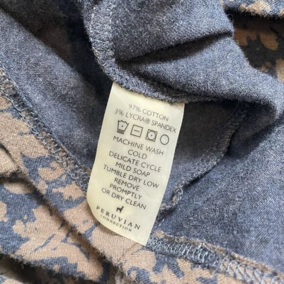 Peruvian Connection Dress Extra Small Eleonora Floral Shift A-Line - Picture 7 of 7